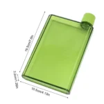 Flat Bottle Portable Stylish Drink Bottle BPA Free Water Bottle 350ml/420ml Book Drink Water Bottle For Sports Travel School - Image 10