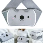 1000ml Hot Water Bottle Bag + Belt Rubber or Warm Plush Pouch Waist Cover Belt - Image 4
