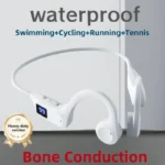 Bone Conduction Wireless Earphone Sport Swimming Bluetooth Compatible Headphone Hand Free With Mic For Sports Earbuds
