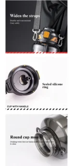 1000ml/1500ml Large Capacity Sports Water Bottle LeakProof Plastic Drinking Bottles Outdoor Travel Cycling Hiking Gym Drinkware - Image 22