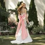 1pcs Bow Decor Large Bow for Room, Coquette Giant Ribbon Tie for Christmas Birthday Wedding Party Backdrop Wall Decor - Image 2