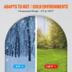 SucceBuy 2mm Thickness Door Strip Curtain PVC Transparent Windproof Curtain Strip Screen for Walk in Freezers Coolers Warehouse - Image 4