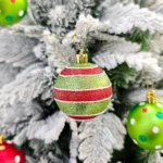 34/12/9pcs Grinch Christmas Ball Decorations Green Monster Xmas Tree Ornaments Green Painted Xmas Ball Set Christmas Home Decor - Image 32