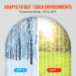 SucceBuy 50/100/150ft PVC Strip Curtain 8"/12" Clear Smooth Plastic Door Strips Curtain Bulk Roll for Warehouses Factories - Image 4