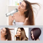 2000W Professional Hot Air Negative Ionic Hair Dryer, 10000 RPM, T Hammer Shape with 3 Nozzle Fast Drying for Home Salon Travel - Image 6