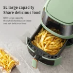 8L Electric Air Fryer Large Capacity Convection Oven Deep Fryer Without Oil Kitchen 360°Baking Viewable Window Home Appliance - Image 4