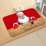 Christmas Door Mat Santa Claus Outdoor Carpet Merry Christmas Decorations For Home - Image 4