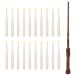 10-24PCS  Floating LED Flameless Taper Candles Candle Light Battery Powered Warm Light andle Lamp for Christmas - Image 10