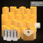 4-144 units/set of waterproof indoor flameless LED candle lights, Christmas, home decoration, wedding holiday decoration - Image 11