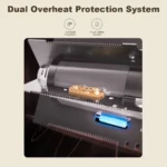 1900W Negative Ion Hair Dryer Low Noise Strong Wind Fast-Drying with Nozzle for Home and Travel Hair Dryer Portable - Image 6