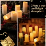 9-180pcs LED Candles with Flickering Flameless Candles Battery Operated Pillar Candles Wedding Decoration Candlelight Christmas - Image 13