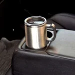 450ml Car Heating Cup Stainless Steel Electric In-car Travel Heating Cup 12V Heated Thermos Mug for Hot Water Tea Coffee Making