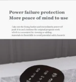 7L Electric Air Fryer Smart Multi-function Hot Convection Oven Deep Fryer Without Oil LED Touch Control 1400W Visible Window - Image 14