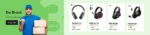Picun B8 Bluetooth Headphones 120H Playtime Headset Wireless Bluetooth 3EQ Mode Low Latency Hands-Free Calls Over Ear Headphones - Image 7