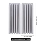 【Lifeideas】Solid Colour Grommet Top Polyester 100% Blackout Curtains Pair Home Decoration Windows Doors - Image 22