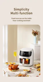 8L Electric Air Fryer Large Capacity Convection Oven Deep Fryer Without Oil Kitchen 360°Baking Viewable Window Home Appliance - Image 16