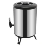 8L Stainless Steel Insulated Beverage Dispenser, Hot & Cold Beverage Dispenser with Faucet Tripod for Coffee Tea Water Milk Soup - Image 18
