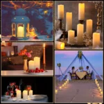 9-180pcs LED Candles with Flickering Flameless Candles Battery Operated Pillar Candles Wedding Decoration Candlelight Christmas - Image 14