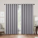 【Lifeideas】Solid Colour Grommet Top Polyester 100% Blackout Curtains Pair Home Decoration Windows Doors - Image 4