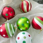 34/12/9pcs Grinch Christmas Ball Decorations Green Monster Xmas Tree Ornaments Green Painted Xmas Ball Set Christmas Home Decor - Image 38