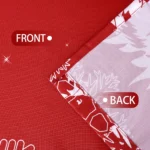 72x72 Inch Christmas Shower Curtain Christmas Tree and Snowflake Fabric Shower Curtain for Bathroom Bathtubs Decor - Image 8