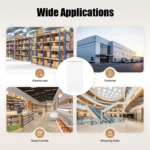 7*PVC Door Curtains 1.05*2m Strip Door Curtain Clear Shading Curtain Strip for Warehouses,Factories,Supermarkets,Halls,Homes,Etc - Image 5