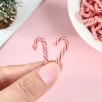 10/30/50Pcs Mini Candy Cane Christmas Decoration Red White Resin Candy DIY Crafts Xmas Pendant Navidad - Image 5