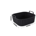 Reusable Air Fryer Silicone Liners Square Non Stick Basket Mat for 4-7QT Air Fryer Oven Microwave Baking Airfryer Accessories - Image 6