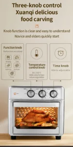 Smart air fryer oven 26L 13L Large Capacity Electric Air Fryers Visible Window Household Kitchen Deep Fryer without Oil EU 220V - Image 14