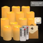 4-144 units/set of waterproof indoor flameless LED candle lights, Christmas, home decoration, wedding holiday decoration - Image 3