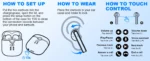 Wireless Earbuds, Bluetooth 5.3 Headphones In Ear with 4 ENC Mics, 40H Playtime LED Display Wireless Earphones. - Image 7