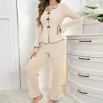 Sleepwear Women Pajama Set Woman Women's Home Clothes Trousers Sets Women's Pajamas - Image 3