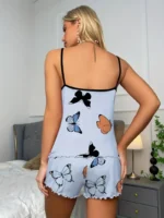 Butterfly Print Pajama Set - Image 9