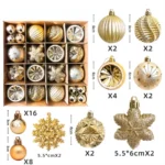 Colorful Christmas Balls Ornaments Merry Christmas Decorations For Home - Image 30