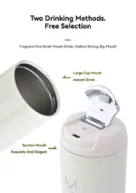 Stainless Steel 316 Vacuum Insulated Tumbler Cup with One Push Open Lid Leak Proof Thermal Flask for Hot And Cold Drinks - Image 16