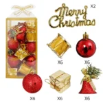 Colorful Christmas Balls Ornaments Merry Christmas Decorations For Home - Image 34