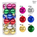 Colorful Christmas Balls Ornaments Merry Christmas Decorations For Home - Image 22
