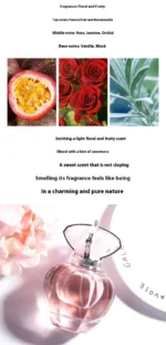 100Ml Women's Perfume Long Lasting Natural Fresh Floral Fragrance High Quality Brand Body Mist Suitable - Image 14