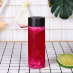 6pcs Plastic Bottles, 400ml Clear PET Bottles With Lids, Milk And Other Beverage,Restaurant Camping PartyDrinkware Accessories - Image 3