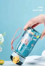 400ml Kids Water Sippy Cup With Straw Cartoon Water Bottles Outdoor Portable Drink Bottle Children's Lovely Cup Leakproof Water - Image 12