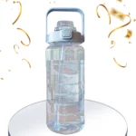 2L Sport Water Bottle With Straw Portable Leak-Large Capacity Water Cup With Motivational Quote Time Marker - Image 34