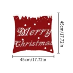 1pcs 2D Christmas Pillow Cover Xmas Party Decoration - Image 38