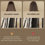 1900W Negative Ion Hair Dryer Low Noise Strong Wind Fast-Drying with Nozzle for Home and Travel Hair Dryer Portable - Image 4