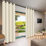 2pcs Outdoor Waterproof Patio Curtains Indoor Blackout Curtain for Living Room Bedroom Pavilion Terrace Garden Porch - Image 11