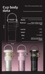 New Style High-Aesthetic "Goddess" Insulated Cup - Large-Capacity Car-Mounted Ceramic Coffee Travel Cup & Premium Portable Water - Image 23