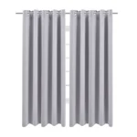 【Lifeideas】Solid Colour Grommet Top Polyester 100% Blackout Curtains Pair Home Decoration Windows Doors - Image 24