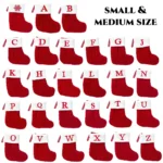 Christmas Alphabet Knitting Socks Christmas Tree Ornaments Christmas Decorations For Home - Image 9