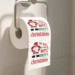 Christmas Toilet Roll Paper Happy  New Year Christmas Supplies Xmas Tissue Roll