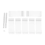 7*PVC Door Curtains 1.05*2m Strip Door Curtain Clear Shading Curtain Strip for Warehouses,Factories,Supermarkets,Halls,Homes,Etc - Image 10