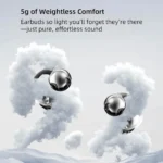 UYUXIO BT 5.4 Clip on Earbuds Wireless Open Ear Headphone with 72H Play Time Long-Battery Life Over Ear Buds for Sport Workouts - Image 5